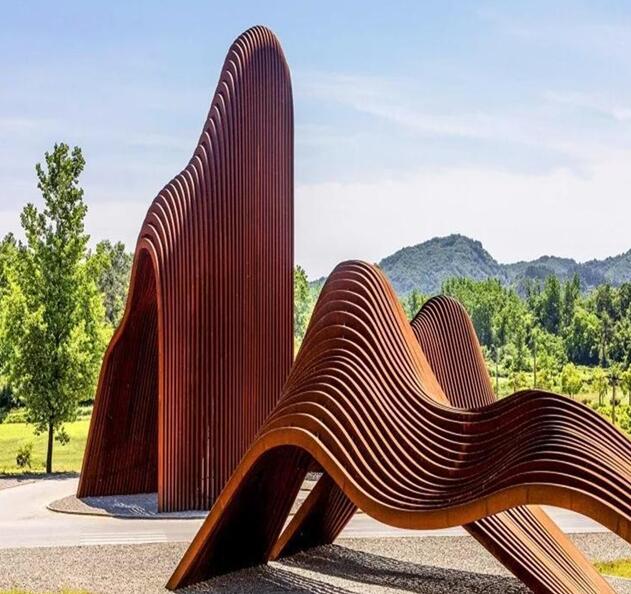 广西锈钢板造型