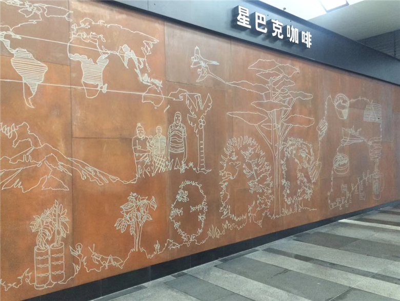 广西耐候钢幕墙