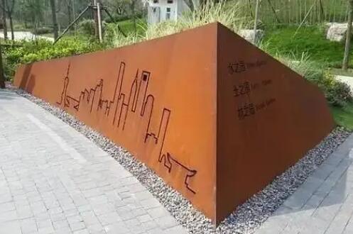 广西耐候钢挡土墙